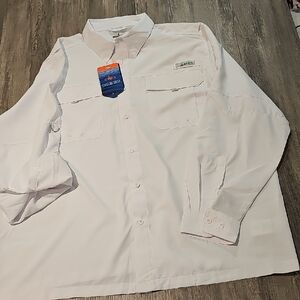 Men's White Casual Button Down Shirt